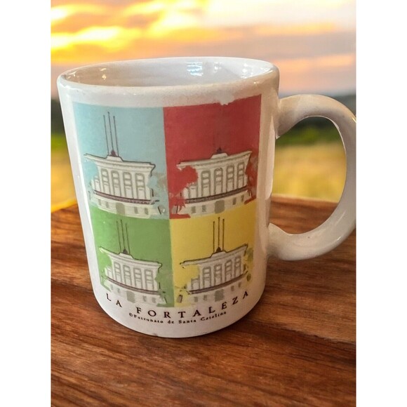 La Fortaleza Palacio de Santa Catalina Old San Juan Puerto Rico Coffee Cup Mug - Picture 1 of 7